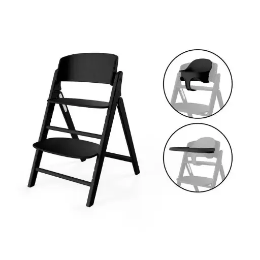 Cybex - Chaise haute Click & Fold 3-en-1 - Stunning Black [524000797]