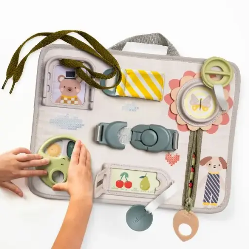 [13485] Taf Toys - Planche d'éveil - Snap 'n Learn - 18 mois +