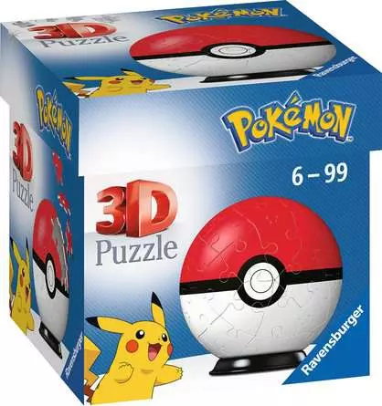 Ravensburger - Puzzle 3D Pokémon - Poké ball  