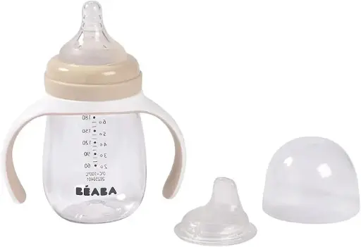 Béaba - Biberon d'apprentissage 2 en 1 - Argile [913631]