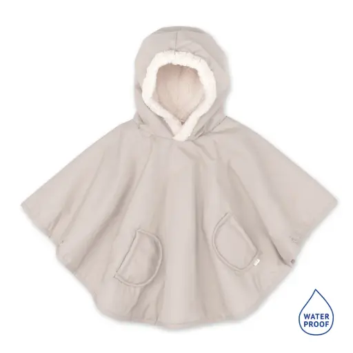 Bemini - Poncho de Voyage 9-36m - Waterproof + Teddy - Neutral  [383RAINY96HU]