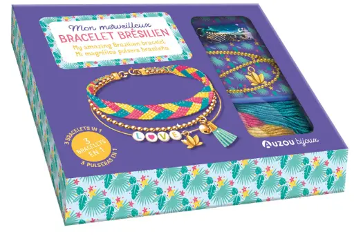 Auzou Bijoux - Mon Superbe Bijou - Mon merveilleux bracelet brésilien - 6 ans +
