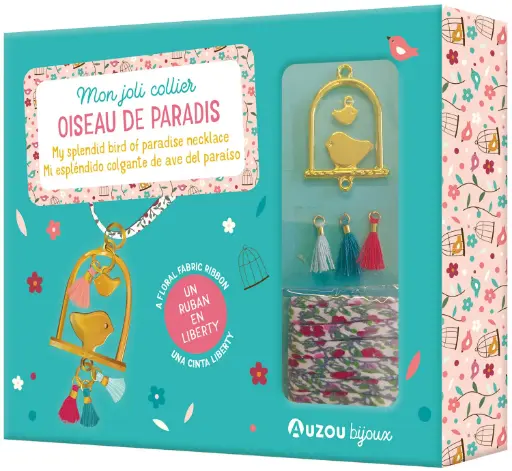 Auzou Bijoux - Mon Superbe Bijou - Mon joli collier oiseau de paradis - 6 ans +