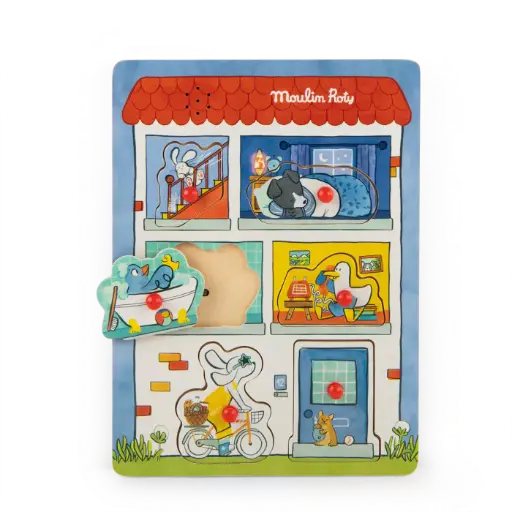 Moulin Roty - Puce & Pilou - Puzzle sonore