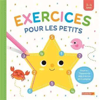 Chantecler - Livre Exercices pour les petits 3-4 ans 