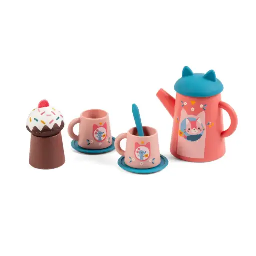 Lilliputiens - Set de thé pour le bain - Jeanne le chat  [83662]