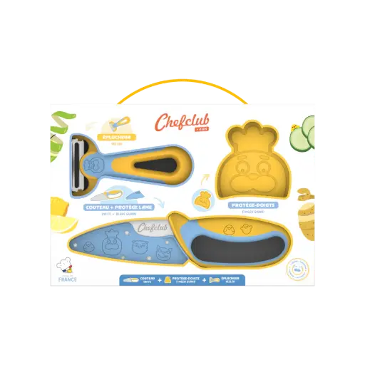 Chefclub Kids - Coffret Couteau & Eplucheur