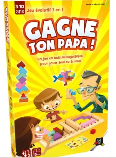 Gigamic - Jeu évolutif 3 en 1 - Gagne Ton Papa [GZFGP]