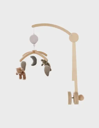 Noukie's - Mobile musical en bois - Orso & Fluffy [N2554.50]
