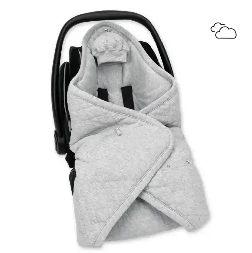 Bemini - Nid d'ange Biside Quilted + pady jersey - Regular - Mix Grey [492QUILT95QM]