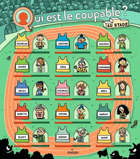 Qui est le coupable ? - Au stade - Éditions Milan 