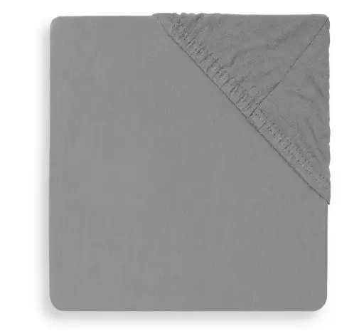 Jollein - Drap-housse Jersey matelas de parc 75x95cm - Storm Grey