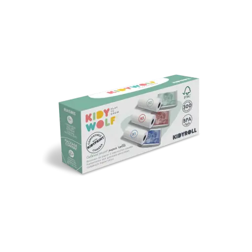 KIDYWOLF - Kidyroll recharge de papier couleur pour Kidyprint [5407009182136]