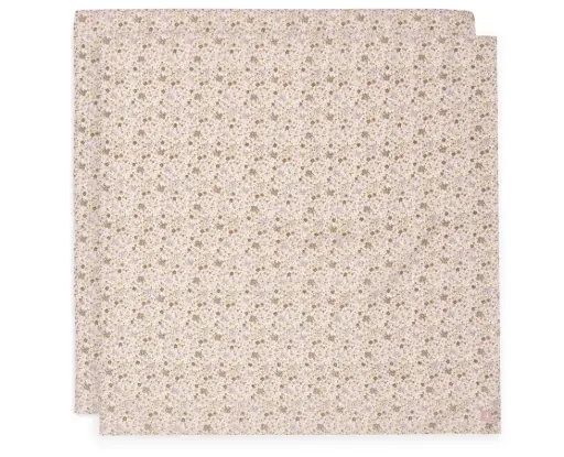 Jollein - Lange gaze de coton 115x115cm - Flower Fairies - 2 Unités