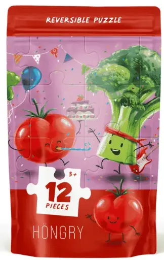 Högry - Puzzle Reversible - 12 pièces 