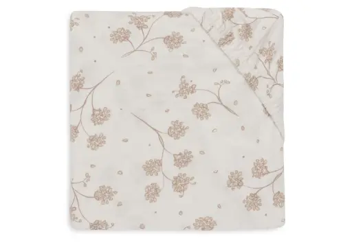 Jollein - Drap-housse 60x120cm - Jersey - Leafy Dreams  [511-507-68105]