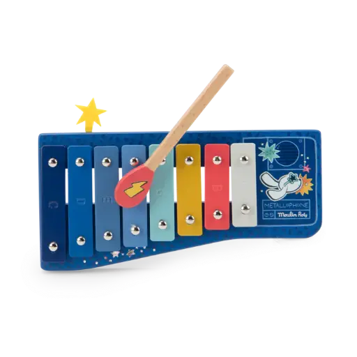 Moulin Roty - Métallophone - Xyllophone - Puce & Pilou