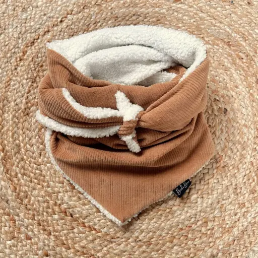 BidiBoo - Foulard à nouer - Rib Camel