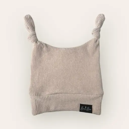 BidiBoo - Bonnet Lutin - Rib Beige