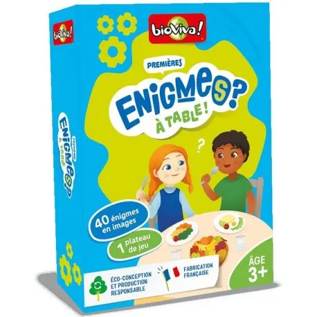 Bioviva! - Premières énigmes - A table ! - 3 ans et +