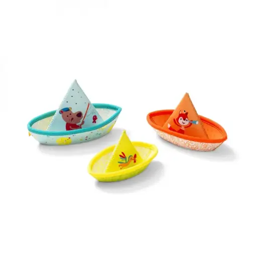 Lilliputiens - 3 Bateaux flottants pour le bain - 6 mois + [86772]