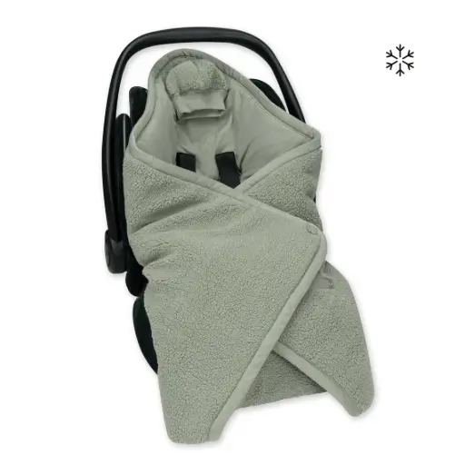Bemini – Nid d’ange Biside – 0-12m – Pady teddy + jersey - Kaki [492TEDDY79JU]