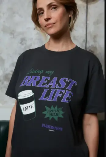 Tajine Banane - T-Shirt d'allaitement Living my Breast Life