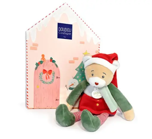 Doudou et Compagnie - Doudou Farceur & sa maisonnette - Cannelle Lutin Farceur 27 cm  [DC4254]