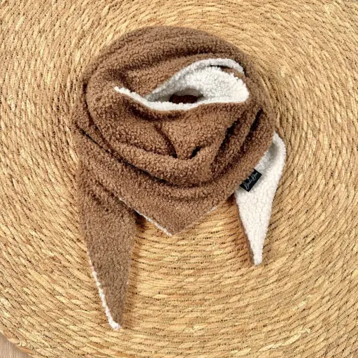 BidiBoo - Foulard à nouer - Bouclette moka