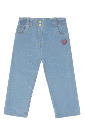 Hust & Claire - Pantalon fille - Theresa Dotty Denim