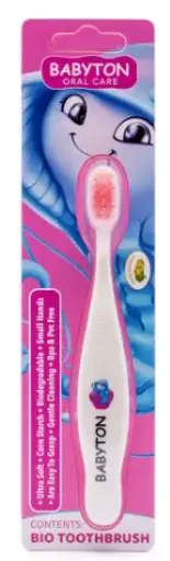 Babyton - Brosse à dents Bio - Méduse