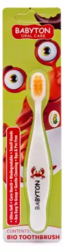 Babyton - Brosse à dents Bio - Crabe