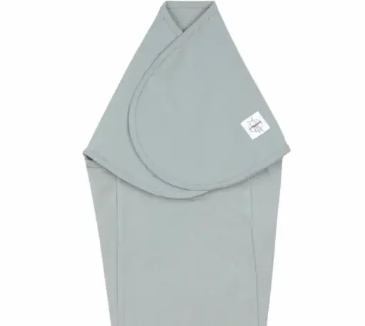 Lassig - Couverture d'emmaillotage GOTS - vert pâle [15420285022]