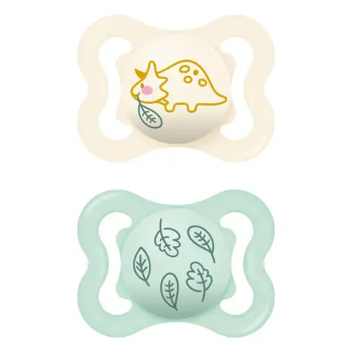 Mam - Tétine supreme - 0 - 6mois - Dinosaure