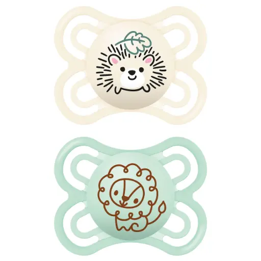 Mam - Tétine supreme - 0 - 6 mois - Hérisson et lion 