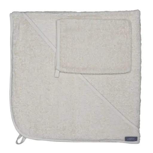 Quax - Cape de bain & gant de toilette - Argile [04TBK-001]