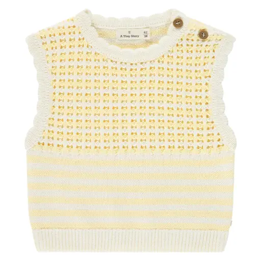 A Tiny Story - T-Shirt Manches Courtes Fille - Buttercup