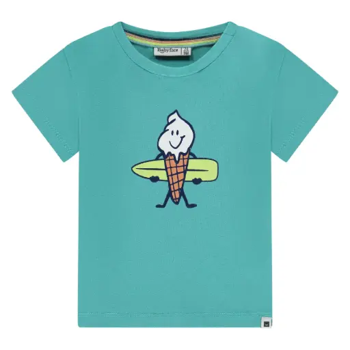 Babyface - T-Shirt Manches Courtes Garçon - Smaragd 