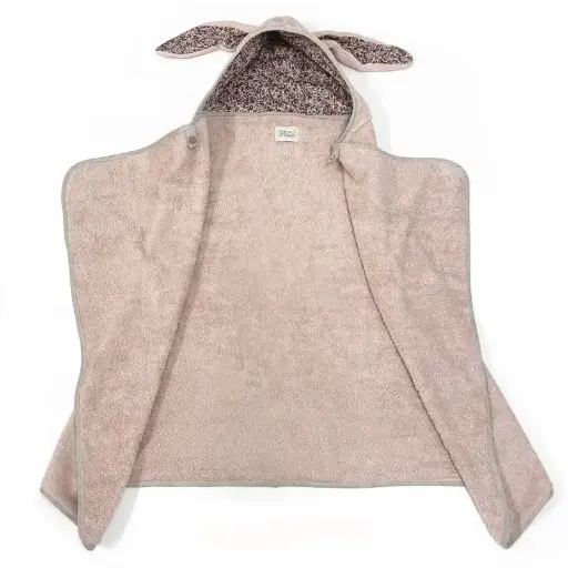 [LBCAWIA] Babyshower - Cape de bain lapin large - Liberty Wiltshire