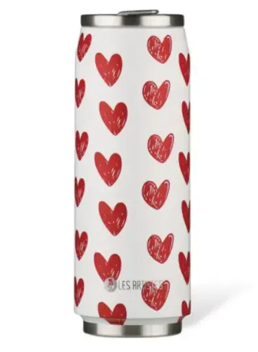 [LP-A4386] Les Artistes - Canette isotherme coeur 500ml