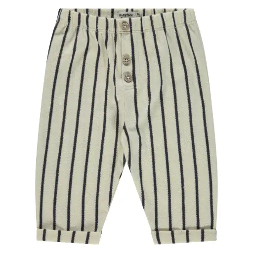 Babyface - Pantalon garçon ligné - Off-white
