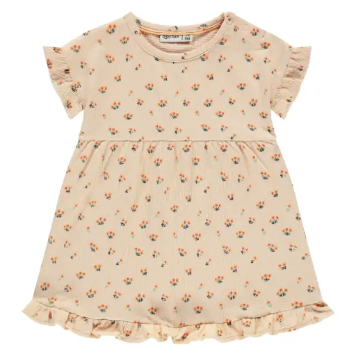 Babyface - Fille - Robe à courtes manches - Light Orange 