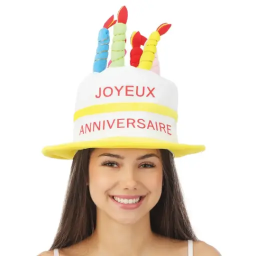 [81801] P'tit Clown - Chapeau Gâteau anniversaire