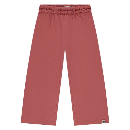 Stains & Stories - Pantalon fille wide pants - Ruby