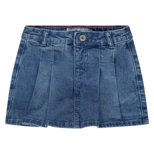 Stains & Stories - Jupe fille - Medium Blue 