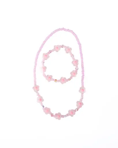 Great Pretenders - Ensemble collier et bracelet cristal rose - 3 ans + [86169]