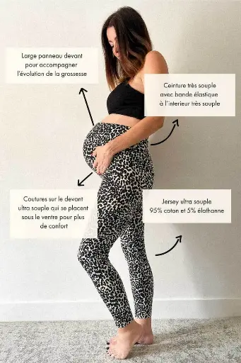 Tajine Banane - Legging de grossesse Leo