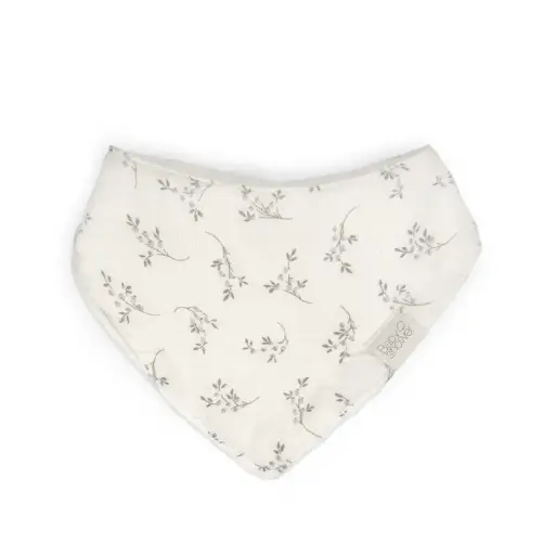 Babyshower - Bavoir bandana Bamboo - Olive Bloom [BBBBOBL]