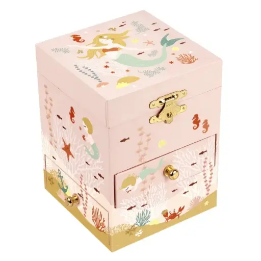 Trousselier - Boite à bijoux musicale 3 tiroirs - Sirène [S13042]