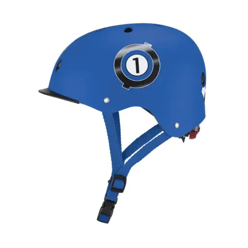 Globber - Casque Elite Lights - Racing Blue - XS/S (48-53cm) [507-100]